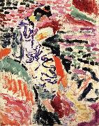 Henri Matisse Woman in a Japanese Robe oil on canvas